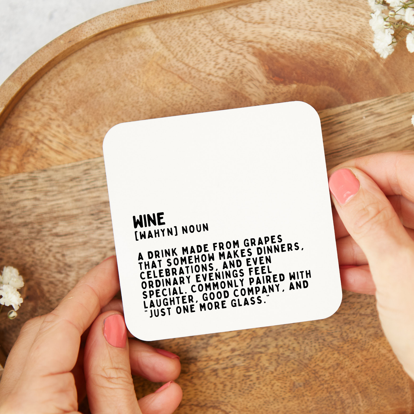 Funny Wine Coaster, Wine Gift, Funny Coaster, Gift for Wine, Rude Funny Coaster