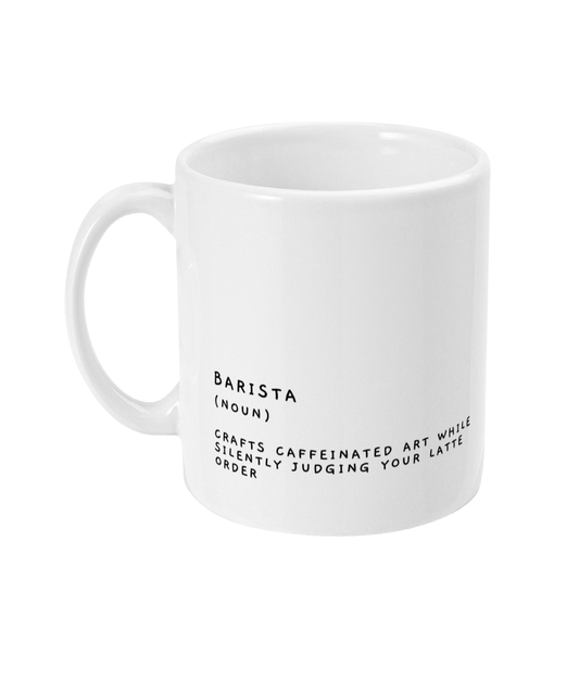 11oz Mug baristas - Peach and Pine