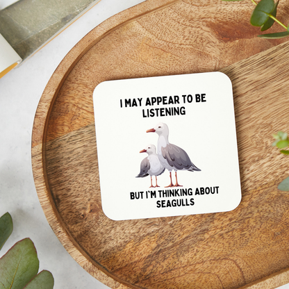Seagulls coaster, Seagulls Lover Gifts,Funny Novelty Gift coaster, Funny Seagulls coaster