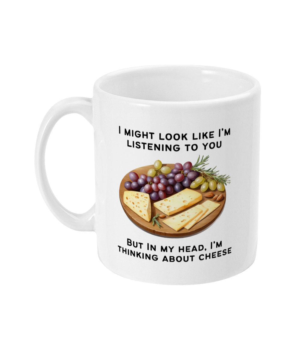 Cheese Mug, Funny Cheese Mug, Cheese Lover, Funny Mug - Peach and Pine