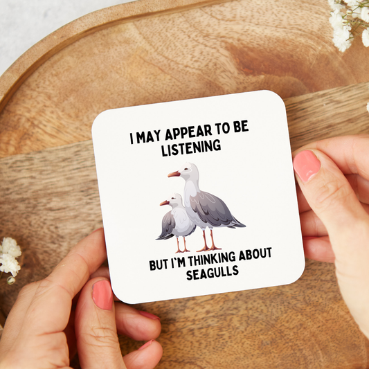 Funny shark coaster featuring a humorous shark design perfect for shark lovers ocean enthusiasts novelty gifts home décor office desk accessories and unique gifts for friends and family.