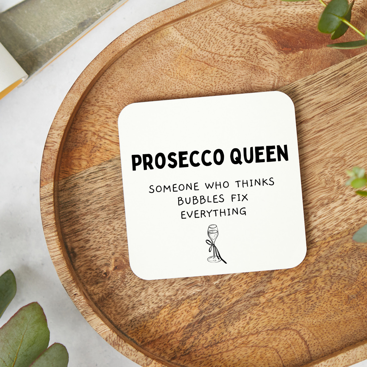 Prosecco lover gift, Prosecco lover coaster