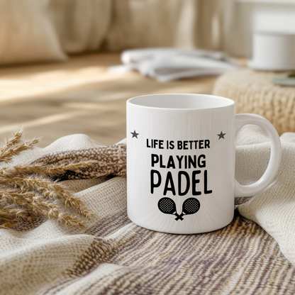 Funny Padel Mug, Padel Gift, Funny Mug, Gift for Padel Player, Rude Funny Mug