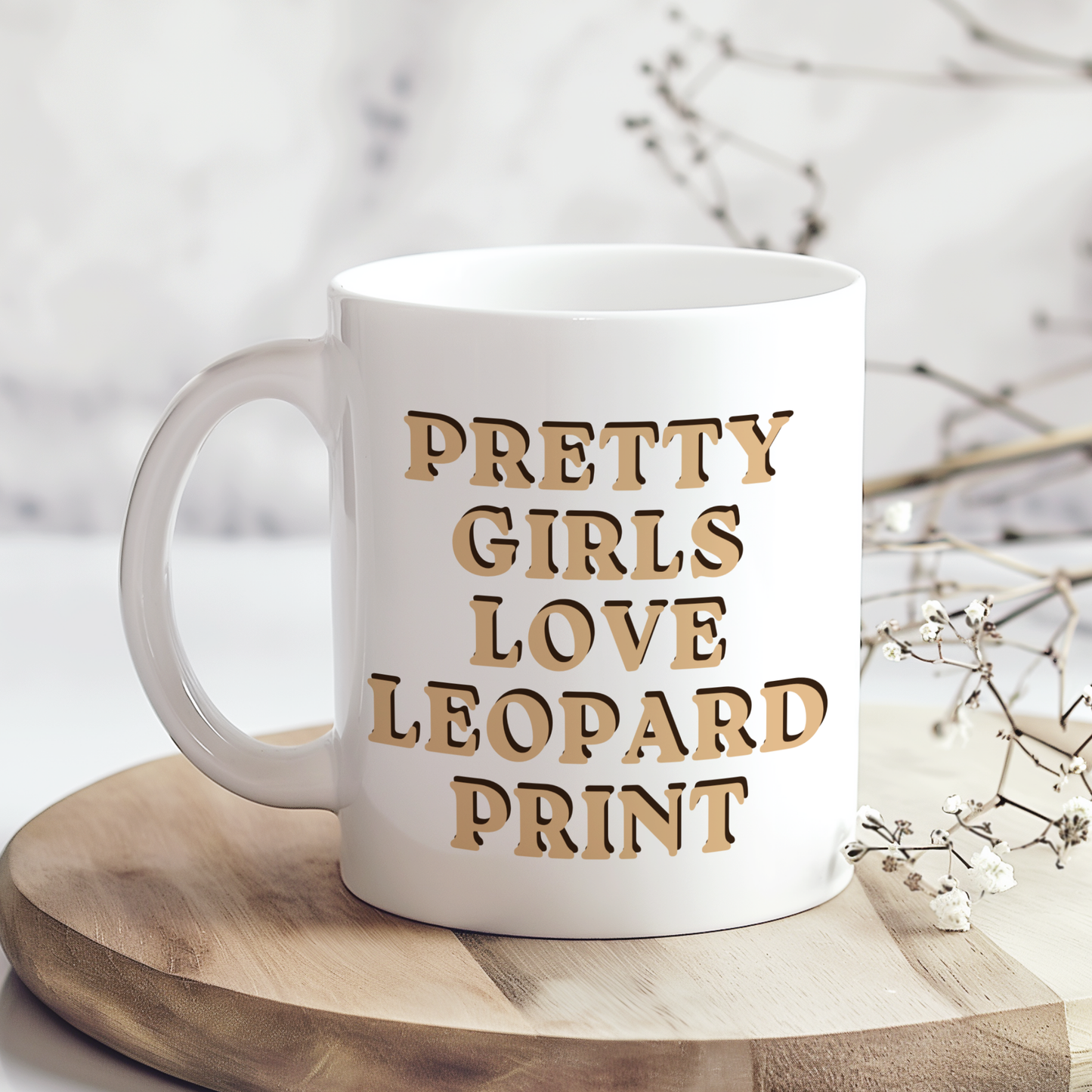 Funny Leopard Print Mug, Leopard Print Lover, Mug for leopard print lovers