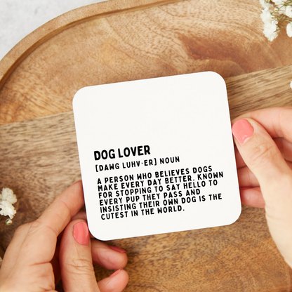 Funny Dog lover Coaster, Dog lover Gift, Funny Coaster, Gift for Dog lover, Rude Funny Coaster