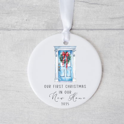 Personalised First Christmas in New Home, New Home Christmas Ornament