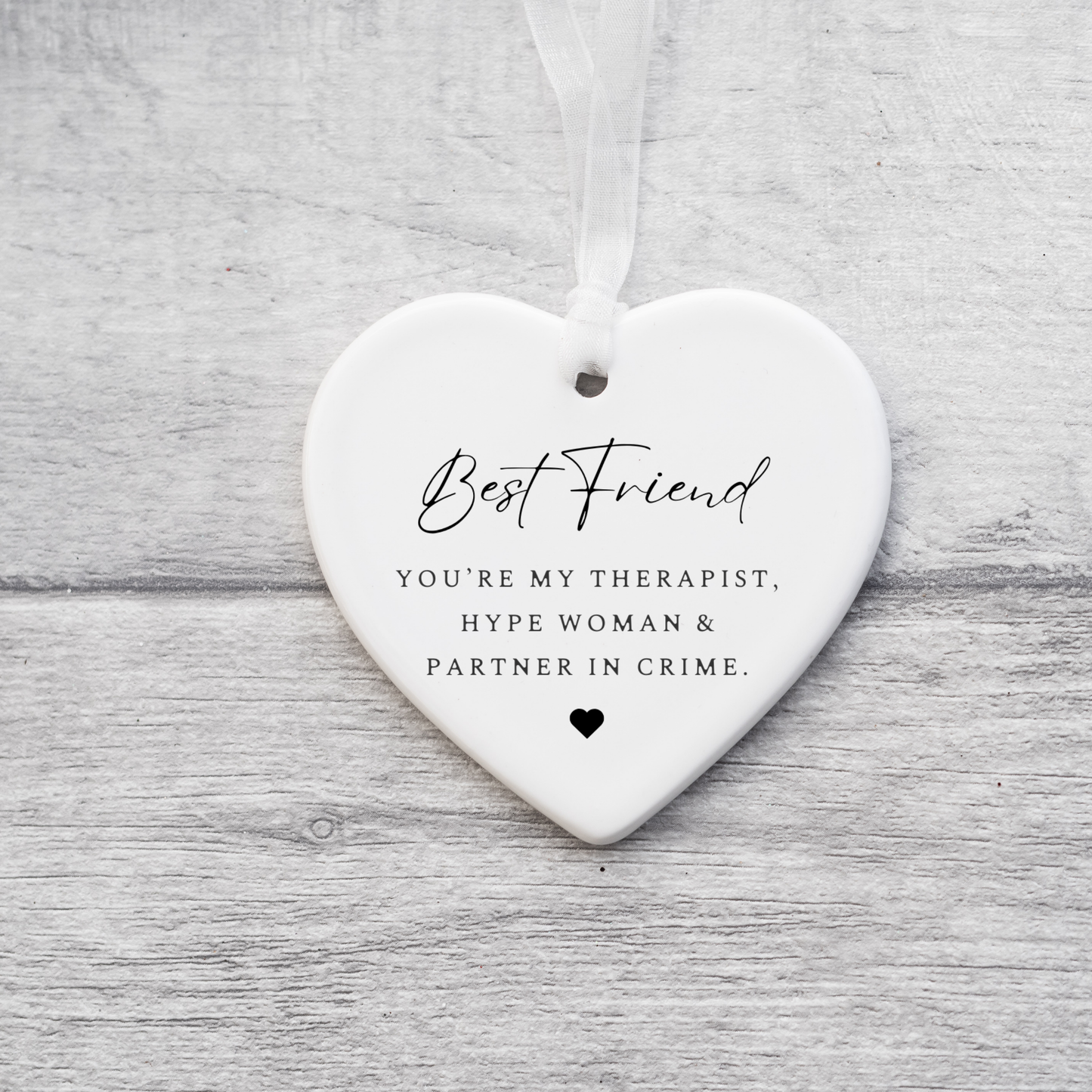 Best Friend Gift, Bestfriend Friendship Gift, Sentimental Friend Gift, inspirational Quote, Ceramic Keepsake Ornament