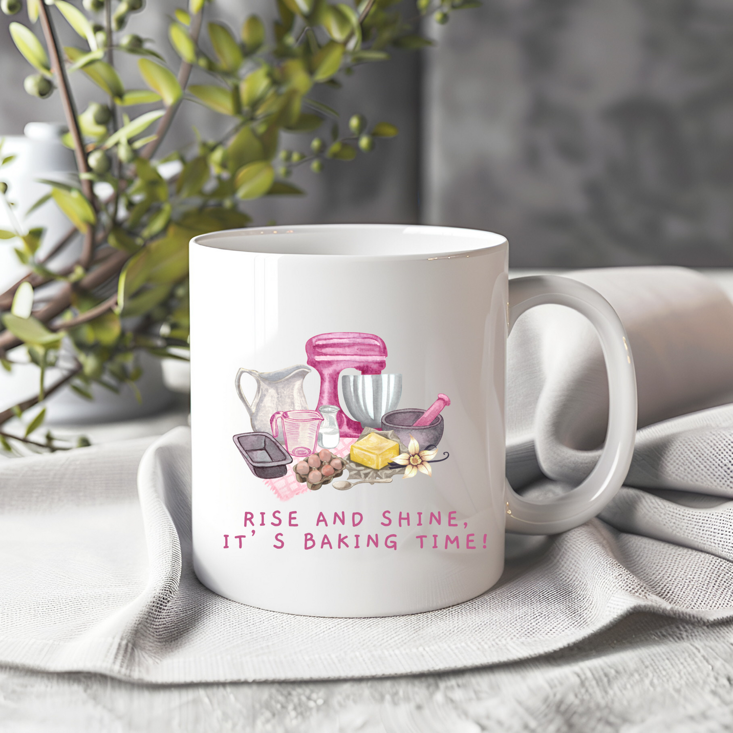 Baker's Mug, Funny Gifts For a Bakers, Baking gifts, Bake Mugs, Cake lover, baking lover - Peach and Pine