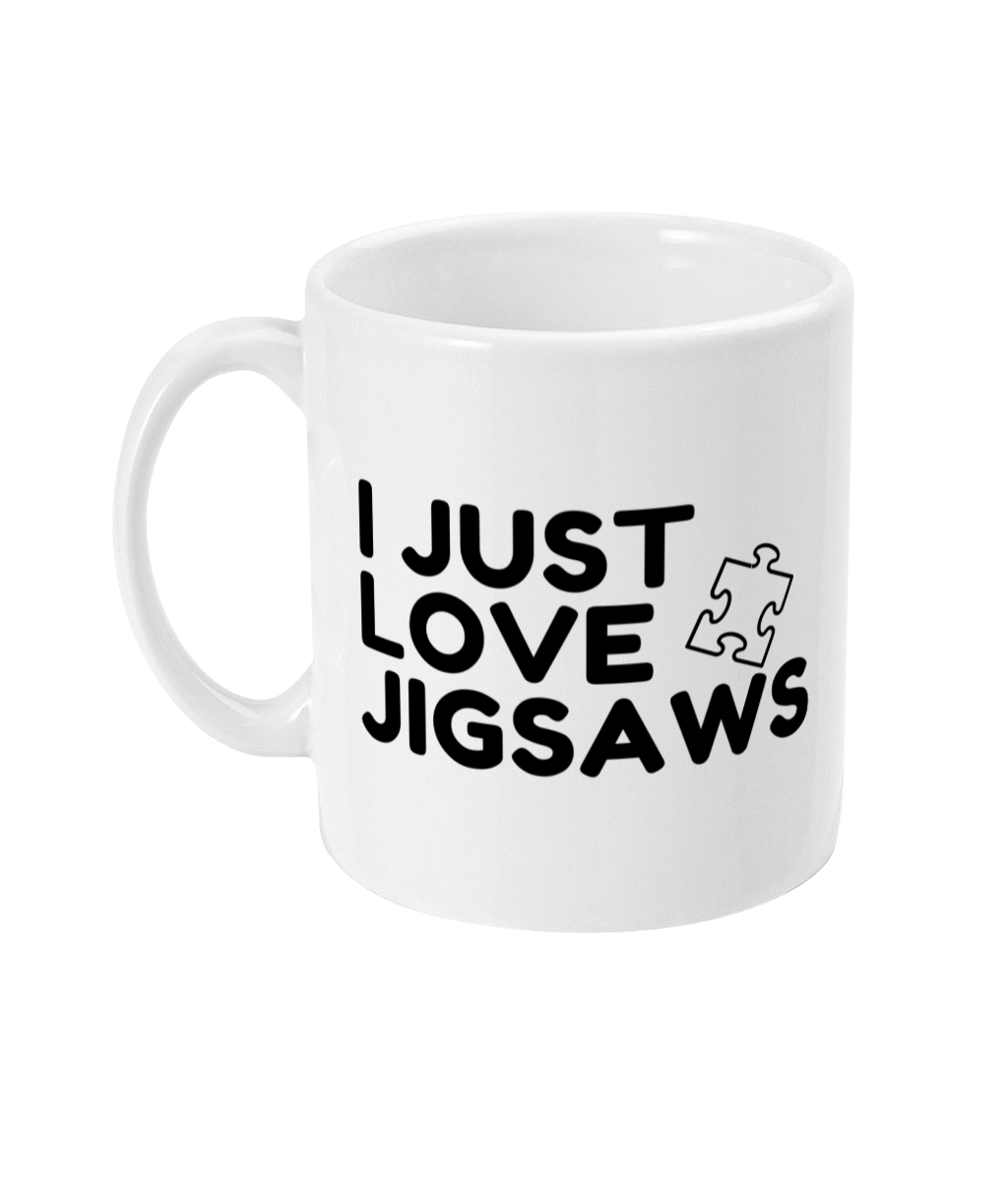 Funny Puzzle Gift Mug, Jigsaw Puzzles Lover, Funny Mug, Jigsaw Mug - Peach and Pine