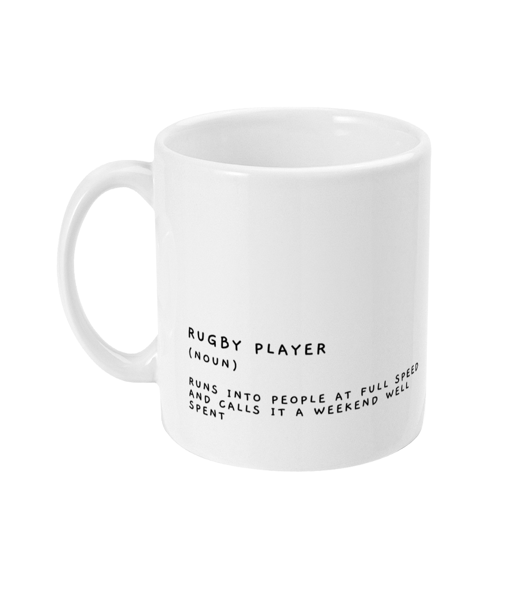 Rugby Player Mug
