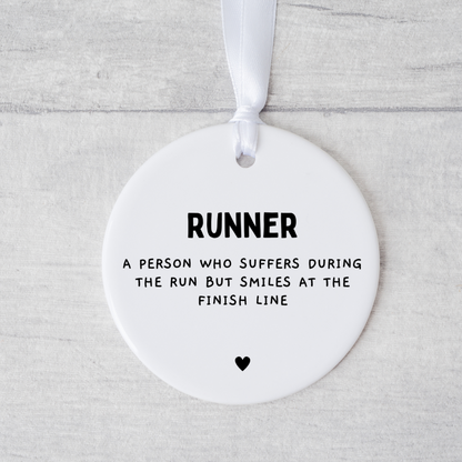 Funny runner gift for him or her, unique running gift idea, humorous fitness present for marathon runners and joggers