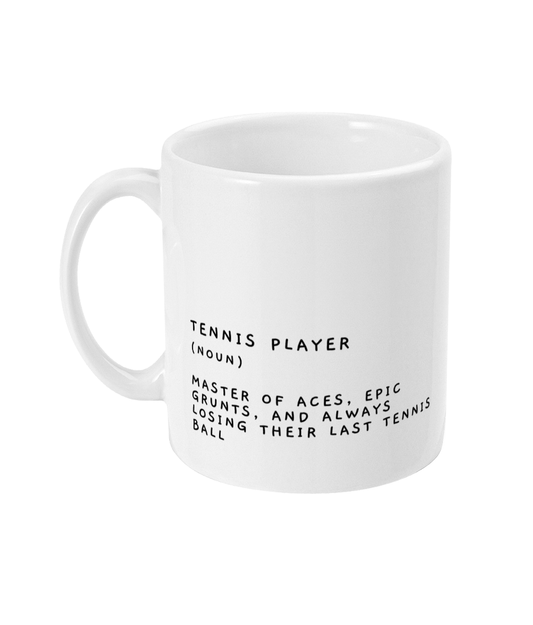 Tennis Gift, Tennis Mug, Funny Tennis Gifts, Tennis Coach gift, Gift for Tennis Players - Peach and Pine