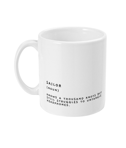 11oz Mug sailor - Peach and Pine