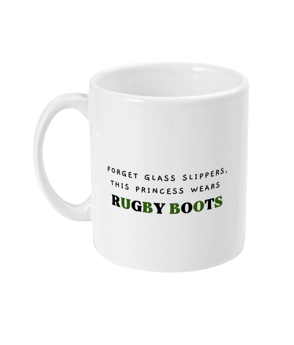 Girl Rugby Mug, Gift for Rugby Princess, Female rugby, Female rugby player gift - Peach and Pine