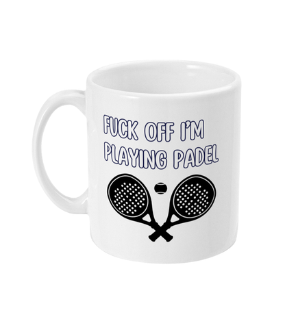 Padel Mug, Funny Padel Mug - Peach and Pine