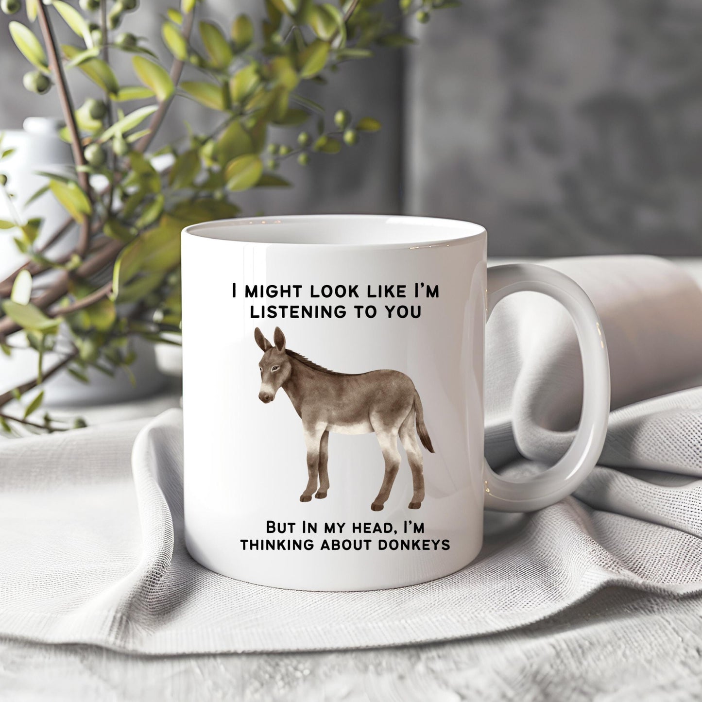 Donkey Mug, Donkey Lover Gifts,Funny Novelty Gift Mug