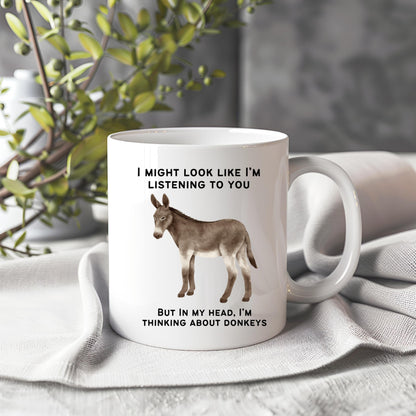 Donkey Mug, Donkey Lover Gifts,Funny Novelty Gift Mug