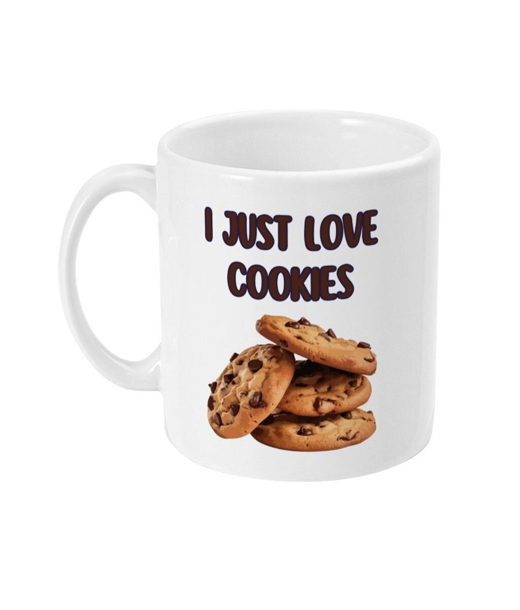 Cookie Mug, I love cookies, Funny Mug, Cookie Lover, Foodie Mug