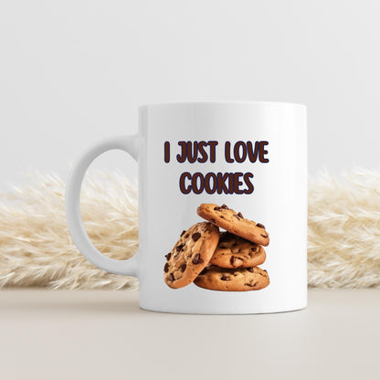 Cookie Mug, I love cookies, Funny Mug, Cookie Lover, Foodie Mug