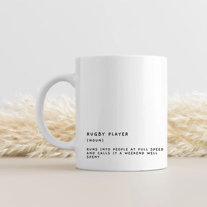 Rugby Mug, Rugby Gift idea, Funny Rugby Mug, Rugby Player Gift, Funny Mug