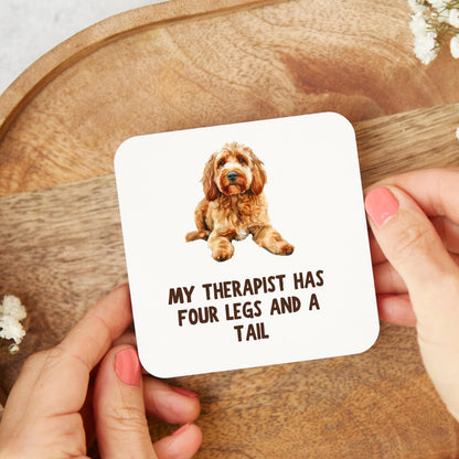 Cockapoo Gift, Cockapoo Coaster, Dog Lover, Cute Coaster, Funny Coaster